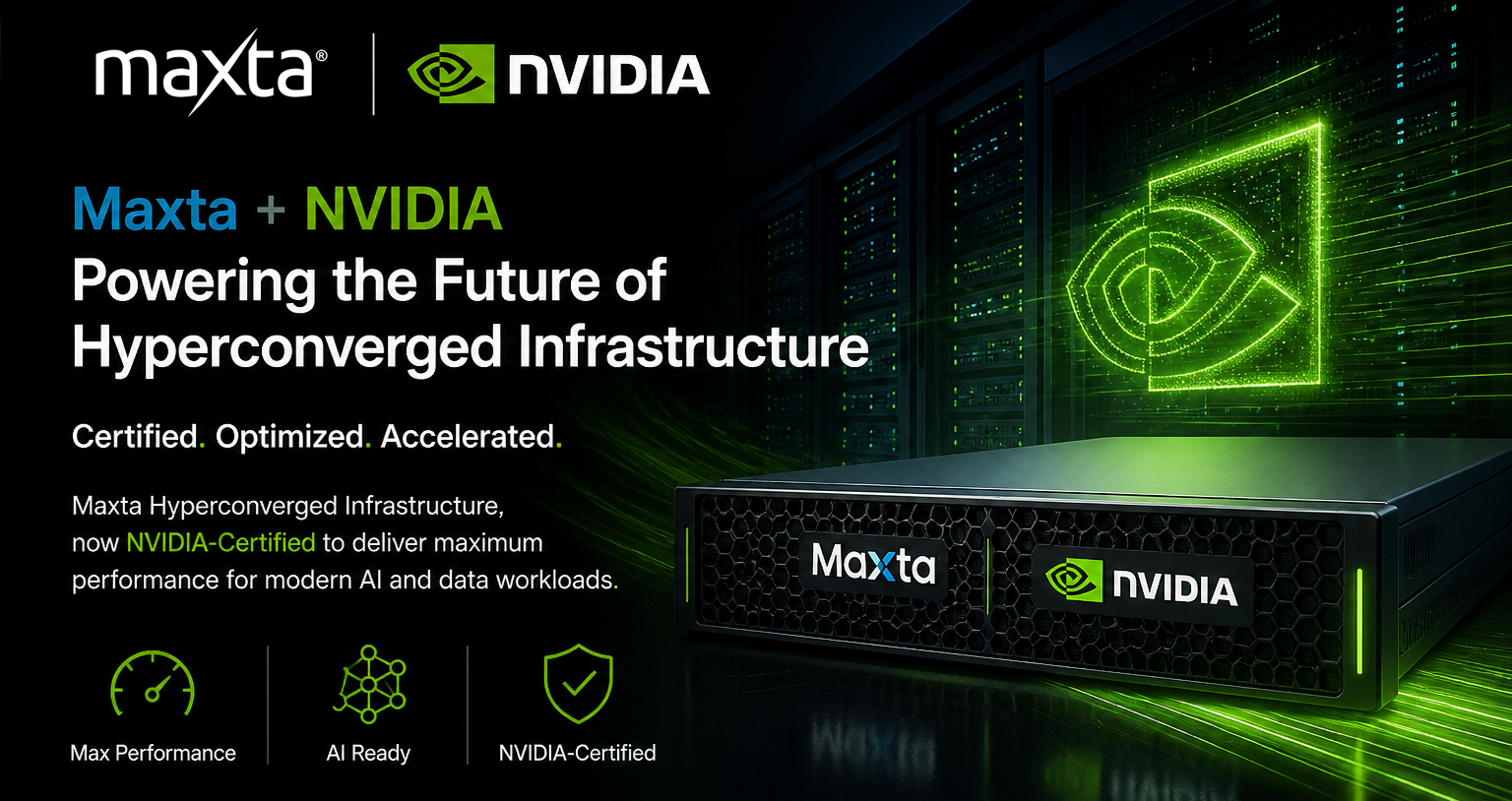 Featured by NVIDIA: How Maxta MaxDeploy and NVIDIA Cumulus Linux Power Hyperconverged AI Infrastructure