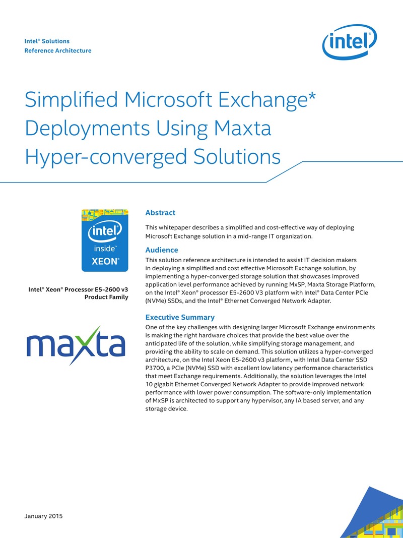 Simplified Microsoft Exchange Deployments Using Maxta Hyper-converged Solutions